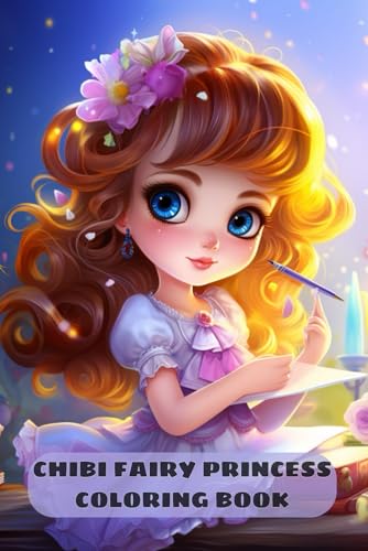 Chibi Fairy Princess Coloring Book Fun: Adorable Fairies Coloring Pages with Whimsical Little Fairytale Princesses Miniature Illustrations von Independently published